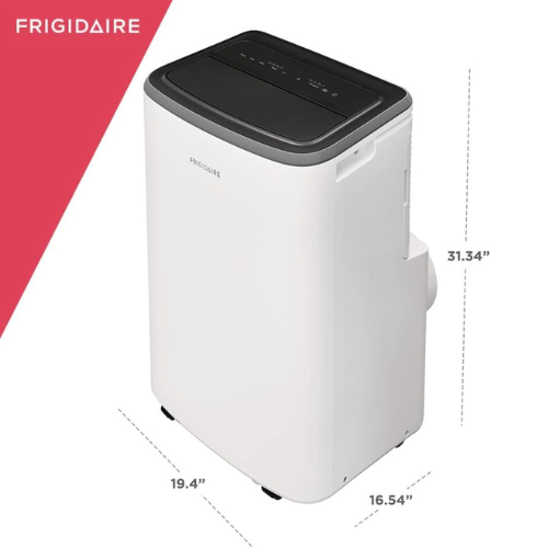 Frigidaire FHPH142AC1 Heat/Cool Portable Air Conditioner, 14000 BTU, 700 Sq. Ft. Cooling Area, White