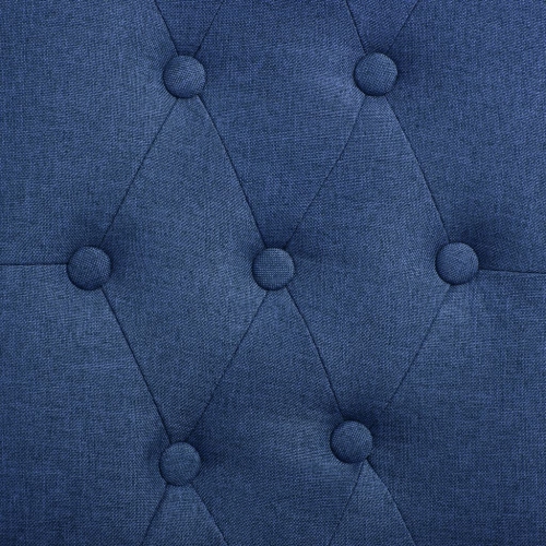 vidaXL Dining Chairs 4 pcs Blue Fabric