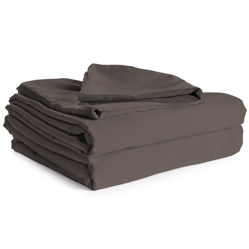 COTTON HOUSE  - 100% Cotton Sheet Set, 450 Thread Count, King Size In Charcoal