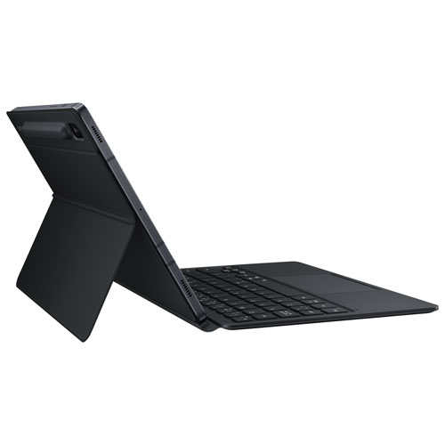 Samsung Keyboard Book Cover Case with Trackpad for Galaxy Tab S8/S7 - Black