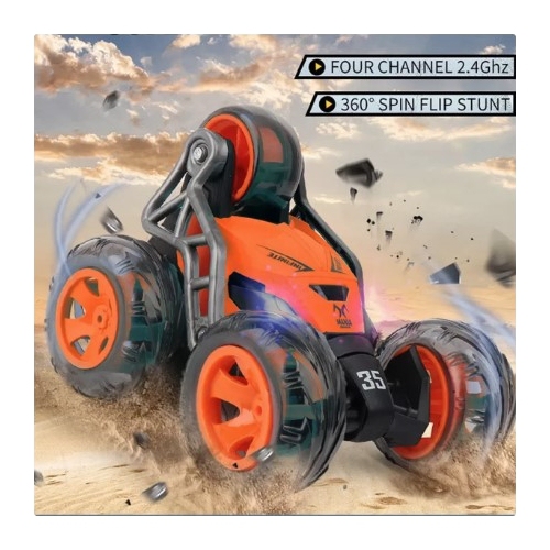 MKB – voiture de cascade à cinq roues – 2,4 GHz haut de gamme R/C avec lumières, contrôle complet, cascade à 360°, 3 ans et plus