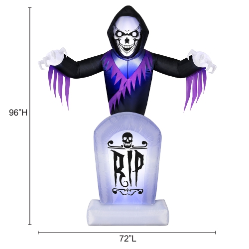 Occasions 8 Ft Inflatable Rising Reaper