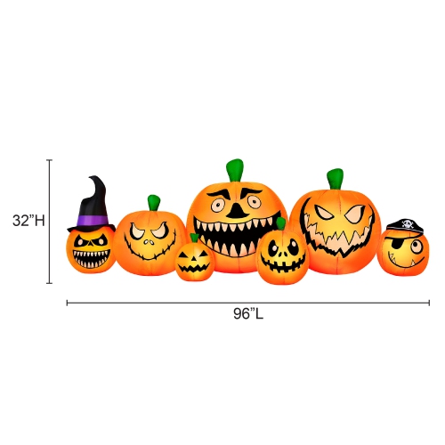 Occasions 8 Ft Inflatable Pumpkin Patch