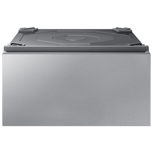 Samsung BESPOKE 27" Laundry Pedestal - Silver Steel