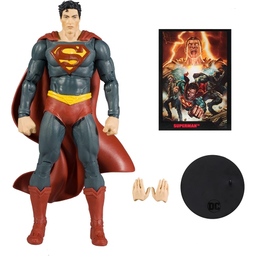 DC  Direct Comics 7 Inch Action Figure Adam Wave 1 - Superman In Black