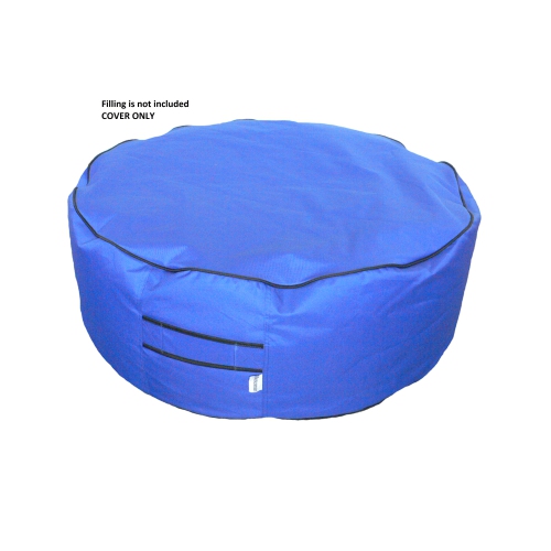 Boscoman – Pouf de style sac de plage intérieur/extérieur – HOUSSE bleue SEULEMENT – 96075082