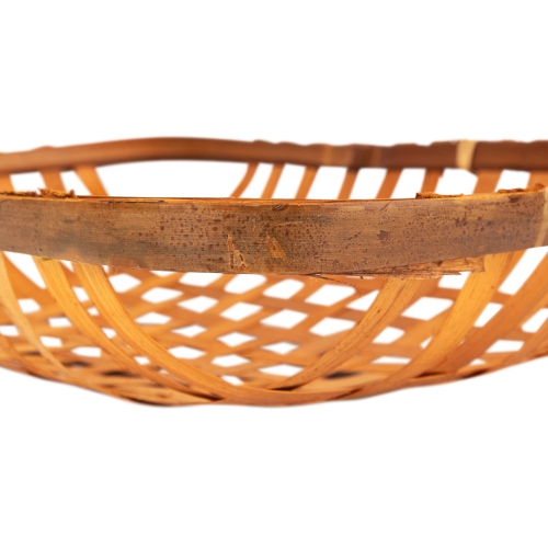 Rectangular Lattice Tobacco Baskets - Brown - Set of 3