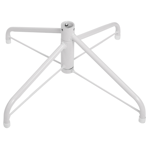 9' Pre-Lit Flocked Norway White Pine Artificial Christmas Tree, Warm White LED Lights