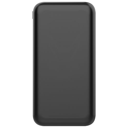 Chargeur portable à deux ports USB de 15 000 mA h de ChargeTech - Noir