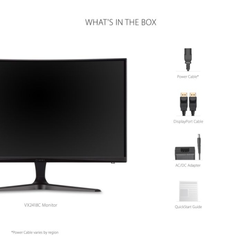 VIEWSONIC 24" FHD 165Hz 5ms GTG Curved MVA FreeSync Gaming Monitor - Black