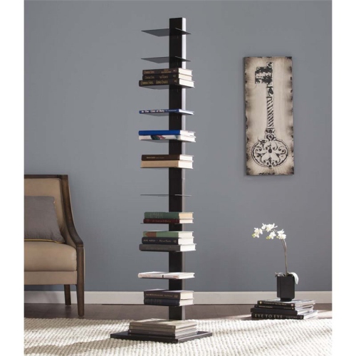 SOUTHERN ENTERPRISES  Sei Furniture Spine Tower Shelf In In Black
