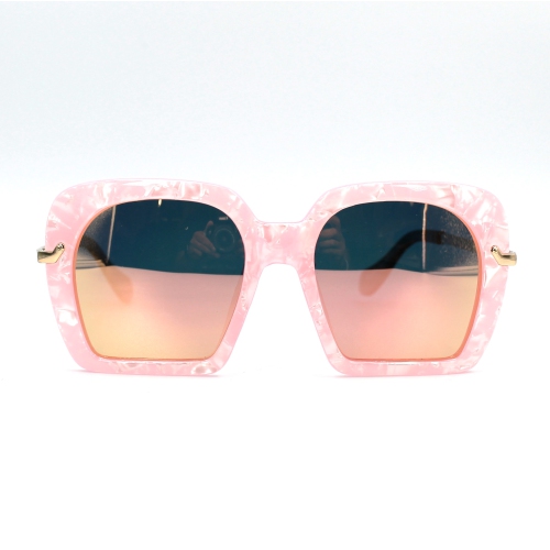 Ottika Sunglasses - UV Protection | Model PS0004 | Pink-Mirror