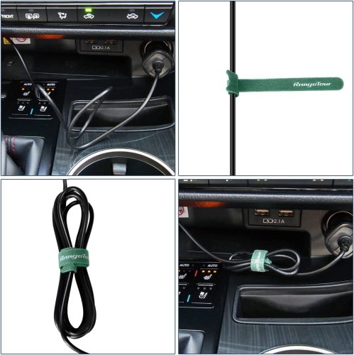 Dash Camera Car Charger, Micro USB and Mini USB Interfaces,Driving Recorders Power Cord 3.5m/11.5ft 12V/24V to DC5V 2A