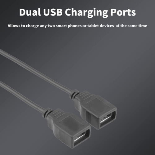 Dc To Dc Charger Converter, 3A DC 12V to DC 5V Dual USB Charger Adapter Converter Module Dual Power Adapter DC To DC Buck Converter Step Down Power