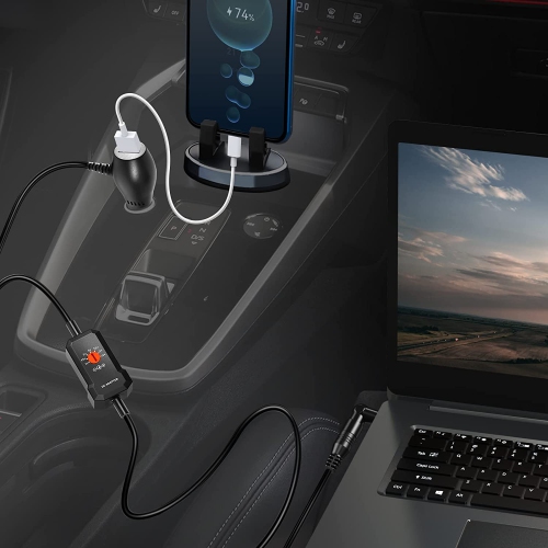 Adaptateur d’alimentation universel de 34 W c.c. pour l’auto avec port USB pour tire-lait; haut-parleurs; tablettes et appareils micro USB; sortie de