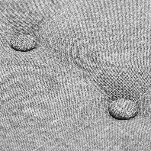 30" Folding Storage Ottoman Bench, Storage Chest/Footrest/Padded Seat, Poly Linen Storage Organizer