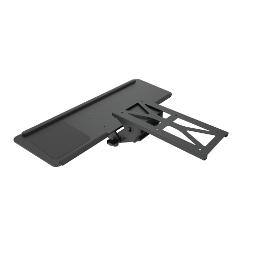 Adjustable Under Desk Keyboard Tray, 26'' Extra Wide Sliding Drawer with Gel Wrist Pad | Ergonomic Height & Tilt Adjustment