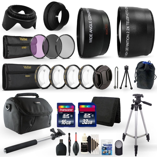 48GB Top Accessory Kit for Nikon D7000 Digital SLR Camera | Best