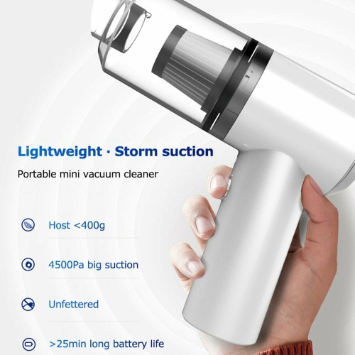 ISTAR 7.4V Rechargeable Powerful Cordless Air Duster Handheld Mini Vacuum Cleaners used for floor, sofa, bed, table top, etc.