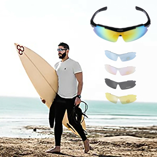 PRO Sports Sunglasses Cycling Sun Glasses for Running/Golf/Fishing/Cycling CA