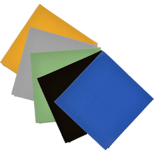 Image 1 de 6.. Kare & Kind 5X Microfiber Cleaning Cloths - 12 x 12 inches - for Cleaning Glasses, Eyeglasses, Camera Lens, iPad, Tablet, Smartphone, Laptop,