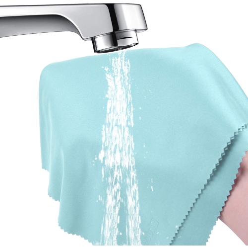 Wisdompro Extra Large 4-Pack Microfiber Cleaning Cloth For Laptop, LCD TV, Computer Screen, Monitor, Tablet, Camera Lens, Glass, Lenses, Phone,