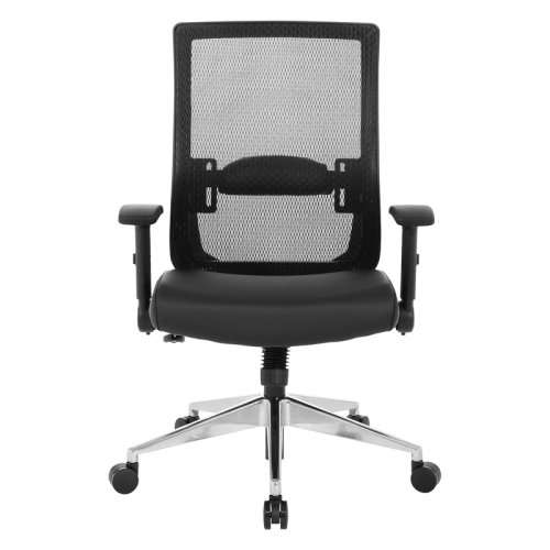 Black Matrix Back Manager's Office Chair with Dillon Black Fabric Seat