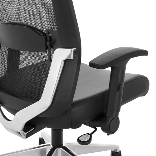 Black Matrix Back Manager's Office Chair with Dillon Black Fabric Seat