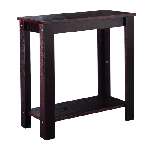 SLICKBLUE  Space-Saving 2-Tier Side Table With Storage Shelf for Bedroom Or Sofa