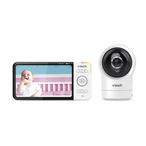 Image 1 de 1.. Moniteur intelligent Wi-Fi panoramique et inclinable 1080p 5 po de VTech - Boîte ouverte