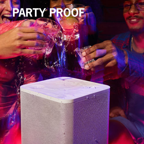 Ultimate Ears HYPERBOOM Splashproof Bluetooth Wireless Party Speaker - White