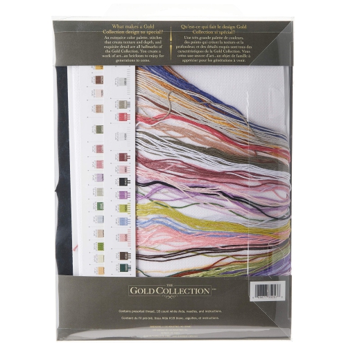 Dimensions Gold Collection Counted Cross Stitch Kit 12"X15"-Peonies/Delphiniums