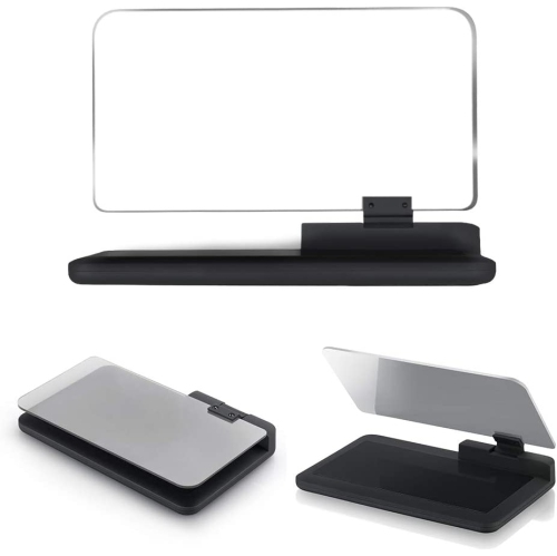 Car GPS Mobile Head Up Display Holder with HD Image Reflection for HUD, Smartphone, iPhone, Samsung, Car Navigation