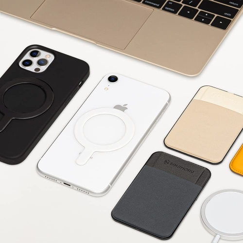 Magnetic Sticker for All Smartphones & iPhone Series, Strong Magnet Stickers for iPhone 13 Series Compatible with MagSafe Accessories and Qi Wireless