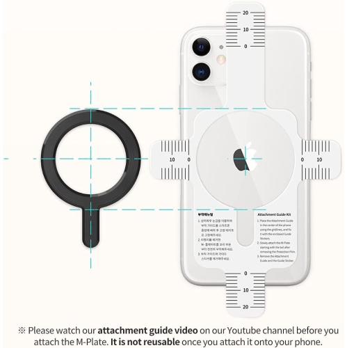 Magnetic Sticker for All Smartphones & iPhone Series, Strong Magnet Stickers for iPhone 13 Series Compatible with MagSafe Accessories and Qi Wireless