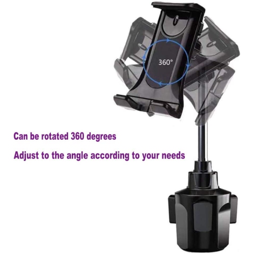 Support porte-gobelet pour tablette, support de voiture pour iPad Mini 8.3 po 2021/Samsung S22/S21/S20/Galaxy Z Fold 3/Z Flip 3/Z Fold 2/iPhone 13 12