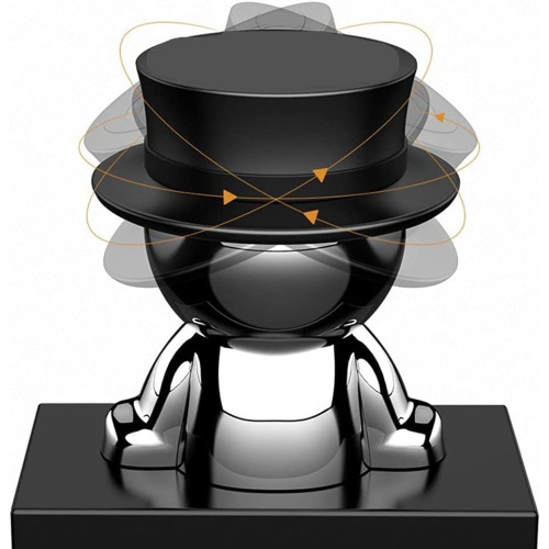 Cell Phone Holder for Car,Hat Mobile Phone Car Holder Mount with Universal Stick-on Magnetic Smartphone Car Holder Devices Dashboard Ornaments for