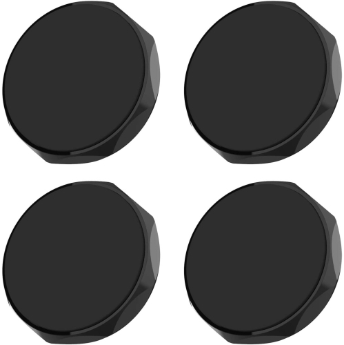 DOLAER  Universal Flat Magnetic Car Phone Mount/key Holder/multifunction Rhombus Sticker [4Pack] In Black
