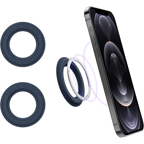 DOLAER  Magsafe Wall Mount Cell Phone Stand for Iphone 13 Pro Max/13 Pro/13/13 Mini/12 Pro Max/12 Pro/12 Magsafe Case, 2 Pack Snaphold Magnetic Sticker