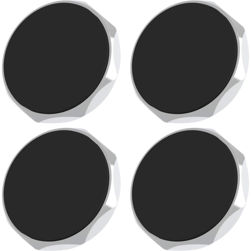 DOLAER  Universal Flat Magnetic Car Phone Mount/key Holder/multifunction Rhombus Sticker [4Pack] In Silver