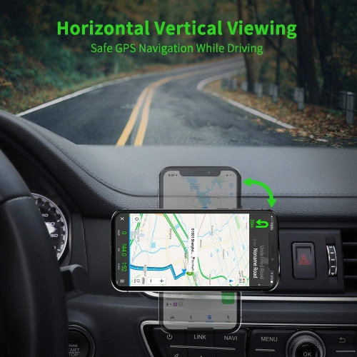 Magnetic Car Mount, Car Vent Mount Air Vent Car Mount Phone Holder 360 Degree Rotation Cell Phone Car Stand Compatible for iPhone 12, 11 Pro, XS Max,