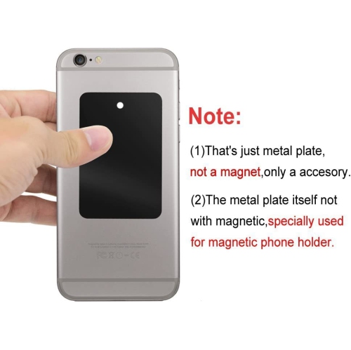 Mount Metal Plates Replacement Kits with 3M Adhensive for magnetic Car Mount Phone Holder 2 Pack