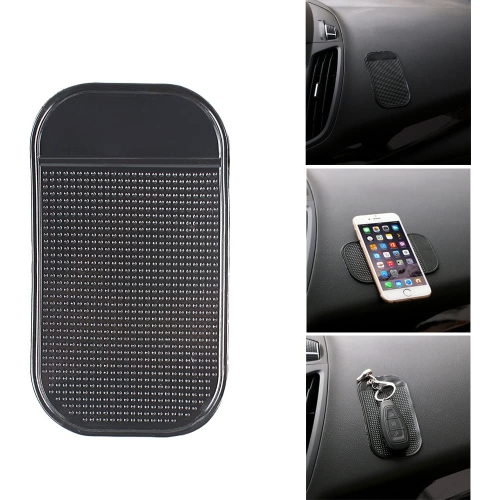 Car Dashboard Non Slip Mat, 5-Pack Anti-Slide Sticky Extra-Thick Dash Pad for Radar Detector, Cell Phone, Keys, Glass, Mirrors, Metal, GPS, Coins