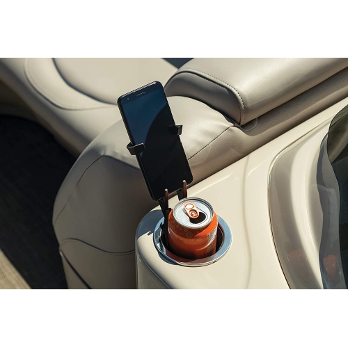 6474 Free-Flex Cup and Cell Phone Device Holder: Mounts in Cars, Trucks, Vans, UTVs with Flexible Arms Securing Various Phones/Cases, Black