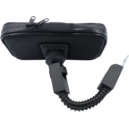 Waterproof Universal Motorcycle Phone Mount Holder Case Bag Motorbike Cell Phone Holder Handlebar 360 Degrees Rotatable Fit for iPhone 11/11 Pro/ 11