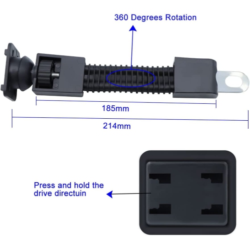 Waterproof Universal Motorcycle Phone Mount Holder Case Bag Motorbike Cell Phone Holder Handlebar 360 Degrees Rotatable Fit for iPhone 11/11 Pro/ 11