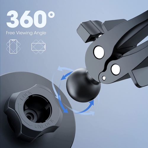 Support MagSafe pour l’auto, support magnétique pour téléphone pour l’auto, support magnétique pour trappe d’aération d’auto compatible avec iPhone