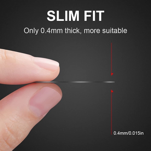 [8 Pack] Magnetic Car Mount Holder Metal Plate, 40mm Round Black Universal Replacement Mount Metal Plate Kit with Adhesive for Magnetic Car Mount