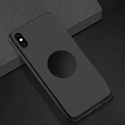 [8 Pack] Magnetic Car Mount Holder Metal Plate, 40mm Round Black Universal Replacement Mount Metal Plate Kit with Adhesive for Magnetic Car Mount