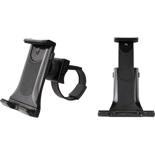 Universal Mobile Phone and Tablet Clamp Mount Holder for Bikes, Ellipticals, Treadmills and Other Handlebar Fitness Equipment